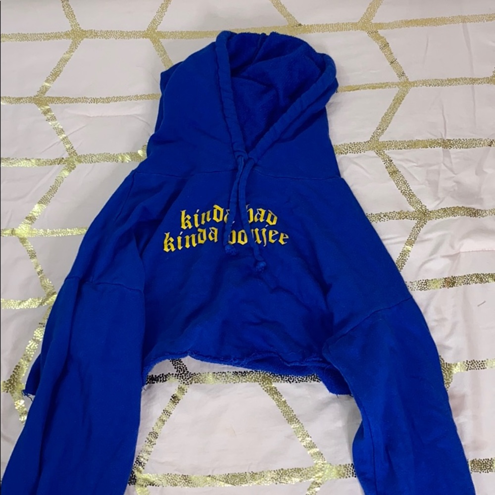Kinda Bad , Kinda Boujee Cropped Sweater